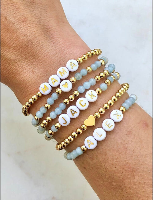 Bristly Classic Beaded Bracelet